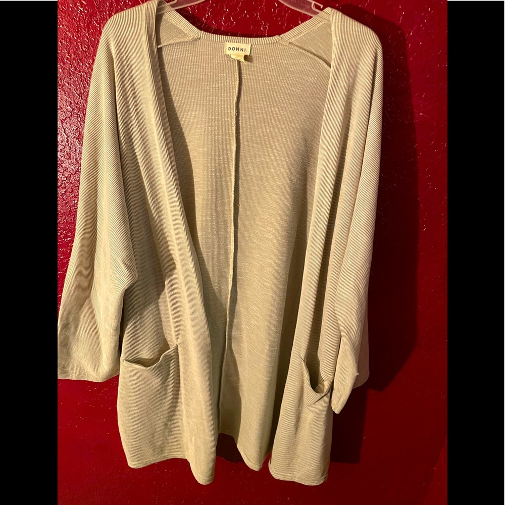 Cream colored cardigan